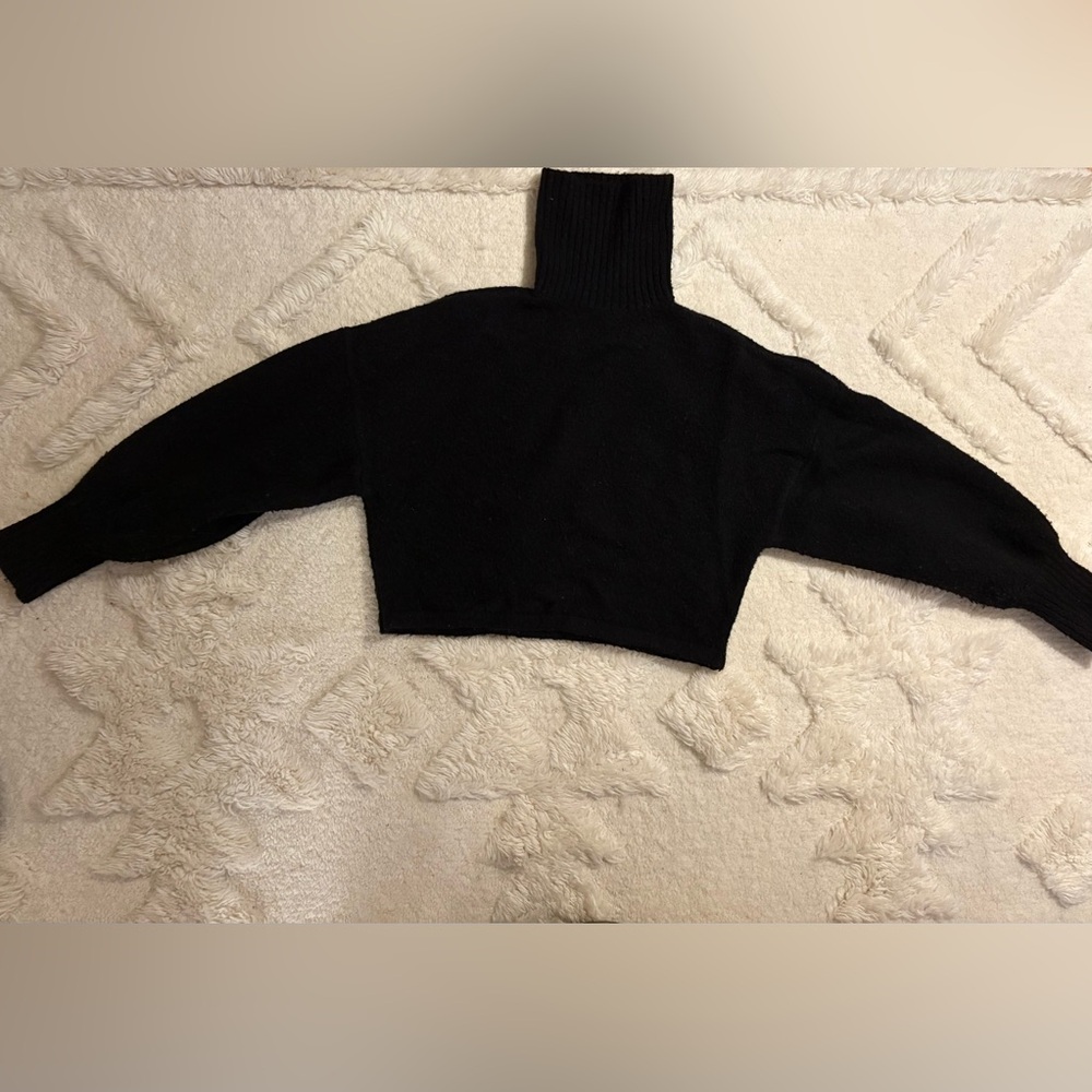 I.AM.GIA Black Cowl Neck Sweater